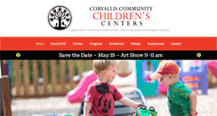 Desktop Screenshot of corvallischildcare.org